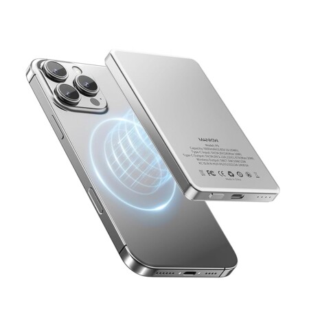 offerta a tempo: mankiw wireless powerbank mag safe, 5000mah mini magnetico power bank con pd 20w ricarica veloce — 31% da 25,99 € a 17,99 €