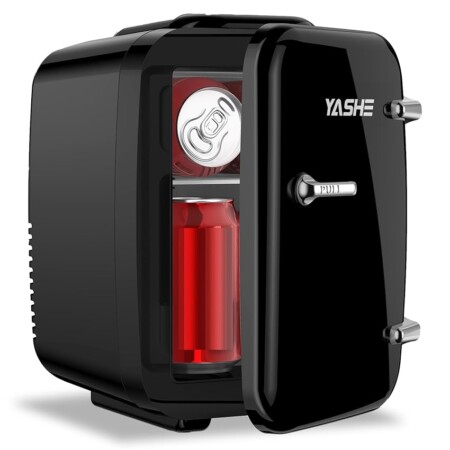offerta a tempo: yashe mini frigo da camera, 4l frigorifero piccolo per la cura della pelle — 15% da 49,99 € a 42,49 €