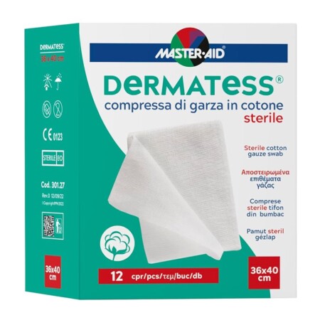 offerta a tempo: dermatess cotone 12 pz cm 36x40 — 29% da 4,25 € a 3,03 €