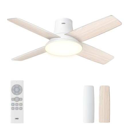 offerta a tempo: dreo ventilatore a soffitto silenzioso con luce led, 112 cm — 8% da 129,99 € a 119,99 €