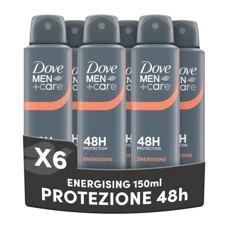 offerta a tempo: dove deodorante da uomo 6 pezzi — 35% da 22,90 € a 14,84 €