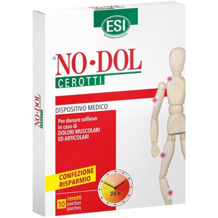 offerta a tempo: esi no dol cerotti con arnica, artiglio del diavolo e canfora — 32% da 18,00 € a 12,18 €