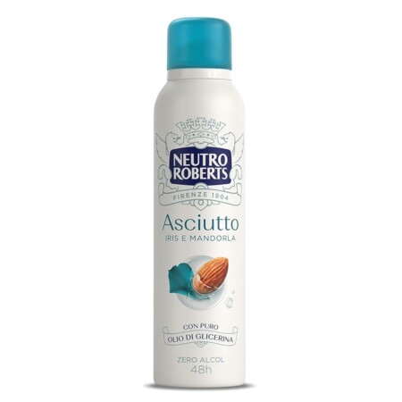 offerta a tempo: neutro roberts deodorante spray iris e mandorla — 53% da 3,99 € a 1,86 €