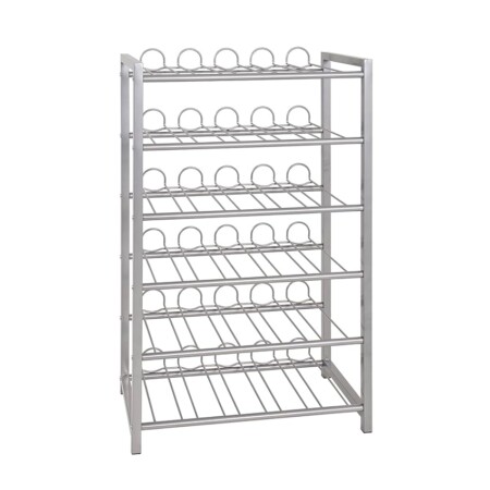 offerta a tempo: haku möbel portabottiglie alu, metallo dim. l 54 cm x a 90 cm x p 31 cm — 13% da 93,13 € a 80,99 €