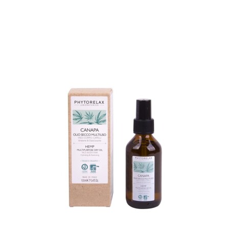 offerta a tempo: phytorelax laboratories canapa vegan & organic olio secco multiuso viso –corpo — 20% da 9,90 € a 7,92 €