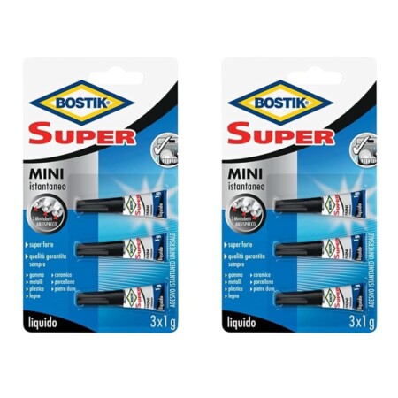 offerta a tempo: bostik d2747 colla istantanea universale super mini, trasparente — 40% da 8,32 € a 5,02 €