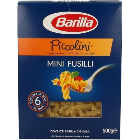 offerta a tempo: barilla pasta mini fusilli 500gr. — 60% da 1,61 € a 0,65 €