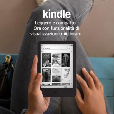 offerta a tempo: amazon kindle (16 gb) — 17% da 119,99 € a 99,99 €