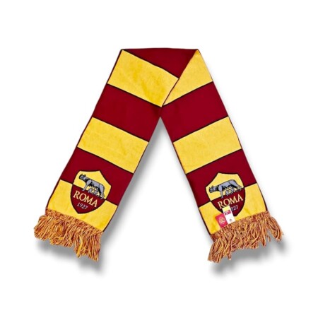 offerta a tempo: as roma sciarpa ufficiale tubolare hd righe larghe, giallo rosso — 13% da 23,00 € a 20,00 €