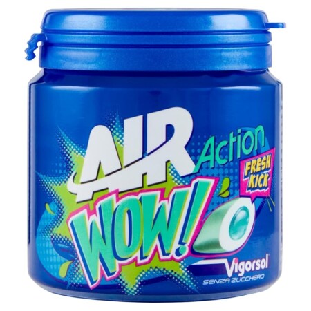 offerta a tempo: vigorsol air action wow gomme da masticare — 31% da 5,20 € a 3,59 €