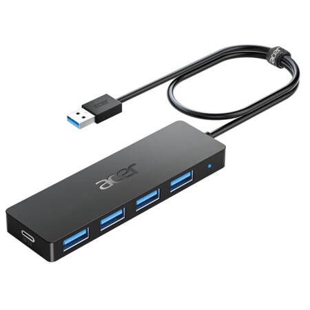 offerta a tempo: acer hub usb 3.0 con 5 porte, sdoppiatore multi usb 3.0 adattatore usb alta velocità 5gbps — 15% da 11,99 € a 10,19 €