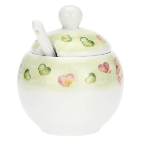 offerta a tempo: thun zuccheriera in porcelllana con cucchiaino — 40% da 24,90 € a 14,90 €