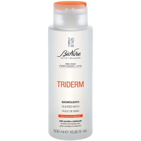 offerta a tempo: bionike triderm bagnoleato emolliente, olio doccia delicato per pelli sensibili — 7% da 14,90 € a 13,88 €