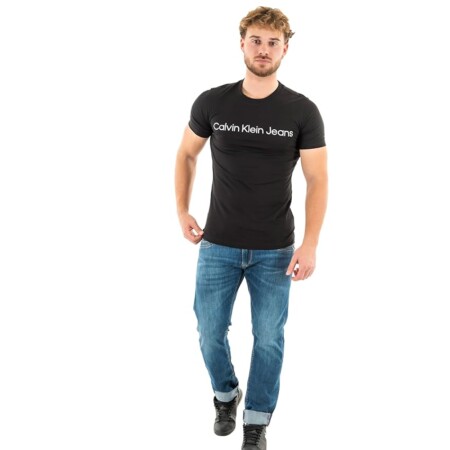 offerta a tempo: calvin klein uomo t shirt maniche corte core institutional logo slim tee scollo rotondo — 25% da 39,90 € a 29,83 €