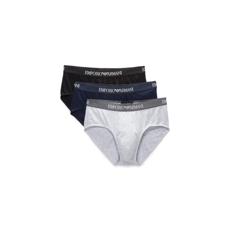 offerta a tempo: emporio armani men's basic pure cotton 3 pack brief, mutande uomo — 18% da 39,00 € a 31,84 €