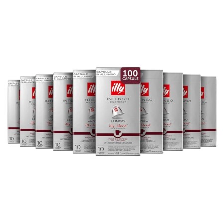 offerta a tempo: illy, caffè in capsule compatibili in alluminio intenso lungo — 20% da 47,00 € a 37,60 €