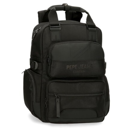 offerta a tempo: pepe jeans bromley zaino per laptop nero 28 x 40 x 16 cm poliestere 17,92 l — 20% da 69,99 € a 55,99 €