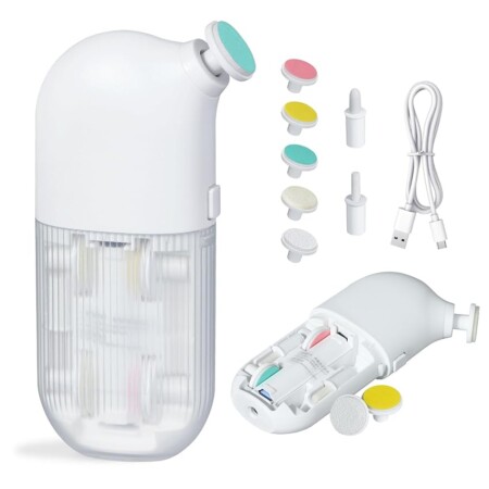 offerta a tempo: lima elettrica a per unghie con 7 testine di ricambio — 50% da 15,99 € a 7,99 €