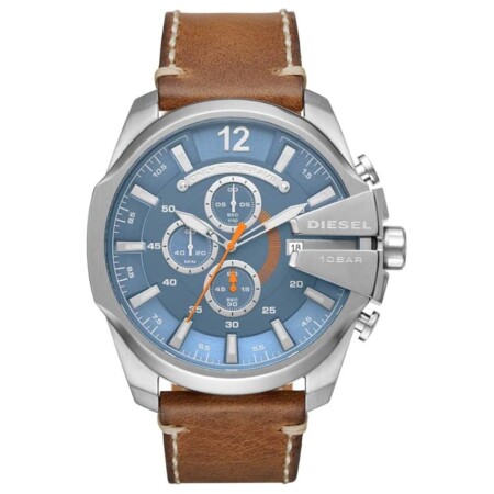 offerta a tempo: diesel orologio analogico al quarzo uomo con cinturino in pelle dz4458 — 10% da 113,45 € a 101,80 €