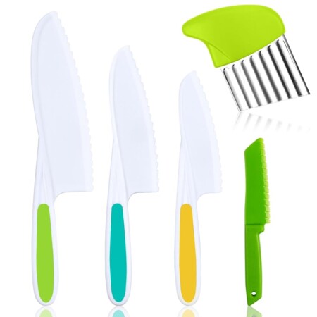 offerta a tempo: set di 5 coltelli da cucina per bambini — 45% da 10,90 € a 5,99 €