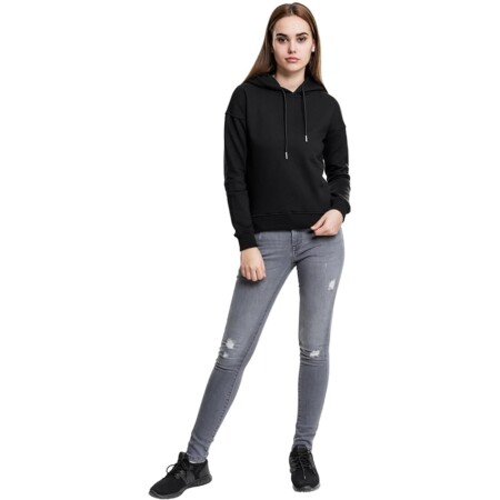offerta a tempo: urban classics tb1524 ladies hoody, felpa con cappuccio donna — 36% da 29,90 € a 18,99 €