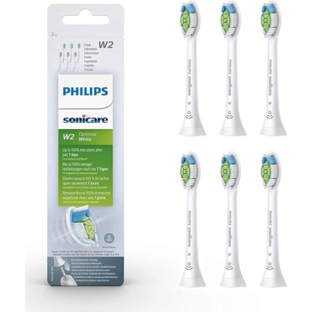 offerta a tempo: philips sonicare w2 optimal white testine standard per spazzolino elettrico sonico — 38% da 39,99 € a 24,99 €