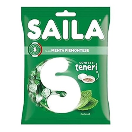 offerta a tempo: saila confetti alla menta piemontese, confettini teneri senza glutine — 25% da 1,39 € a 1,04 €