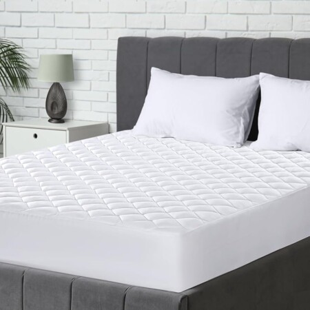 offerta a tempo: utopia bedding trapuntato coprimaterasso topper elastico aderente — 33% da 28,99 € a 19,48 €