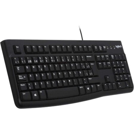 offerta a tempo: logitech k120 tastiera cablata, layout spagnolo qwerty — 33% da 16,99 € a 11,32 €