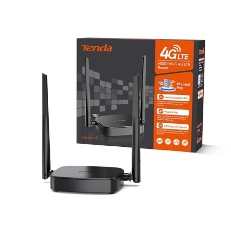 offerta a tempo: tenda 4g03 pro router 4g lte cat4 wireless n300mbps, router wifi con sim — 16% da 44,99 € a 37,99 €