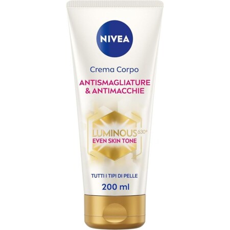 offerta a tempo: nivea luminous630 crema corpo antismagliature & antimacchie 200 ml — 30% da 11,69 € a 8,19 €