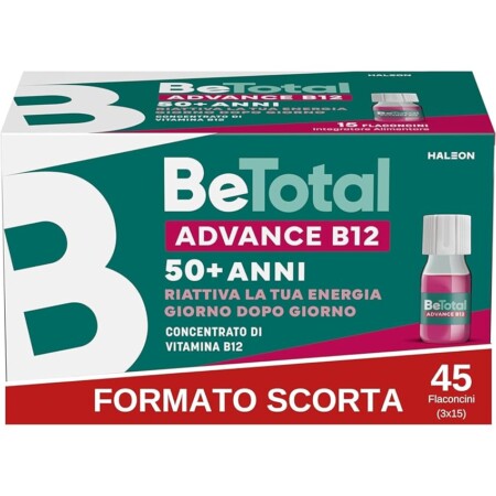 offerta a tempo: be total advance b12 integratore alimentare con vitamina b12, per fornire un sostegno — 25% da 52,05 € a 39,04 €