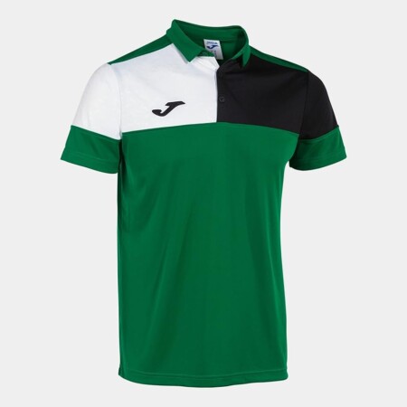 offerta a tempo: joma polo m/c uomo crew v verde nero bianco — 32% da 25,00 € a 16,99 €