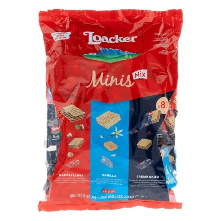 offerta a tempo: loacker party pack xl, mix di mini wafer classic con crema al cioccolato — 15% da 19,99 € a 16,99 €