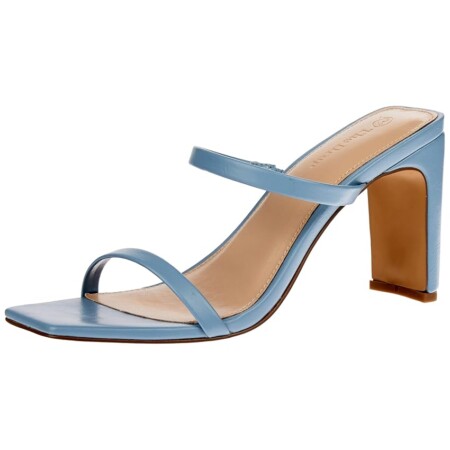 offerta a tempo: the drop avery sandali con tacco alto a due cinturini da donna — 8% da 46,46 € a 42,68 €