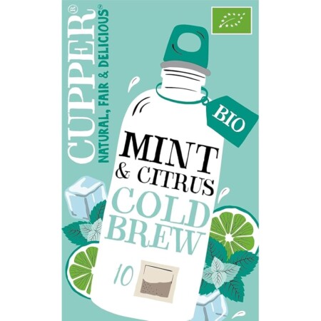 offerta a tempo: cupper tisana fredda con menta e limone 10 bustine — 24% da 2,49 € a 1,89 €