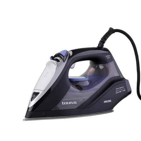 offerta a tempo: taurus amazing – ferro da stiro a vapore 3000w,colpo vapore 200 g/min,punta di precisione,piastra anodizzata,eco,auto — 16% da 51,99 € a 43,69 €