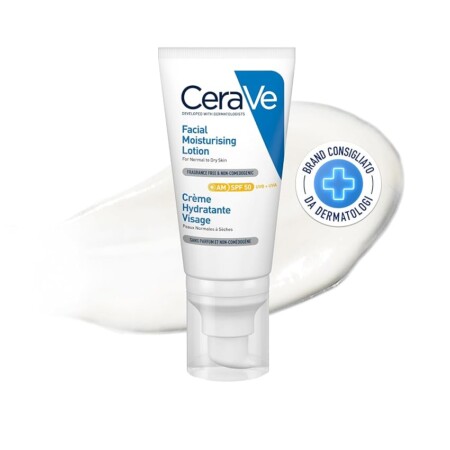 offerta a tempo: cerave crema idratante viso con protezione spf 50 — 60% da 22,25 € a 9,00 €
