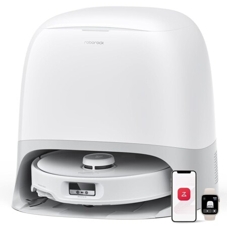 offerta a tempo: roborock qrevo curv robot aspirapolvere e lavapavimenti con stazione di svuotamento automatico — 40% da 1.499,99 € a 899,00 €