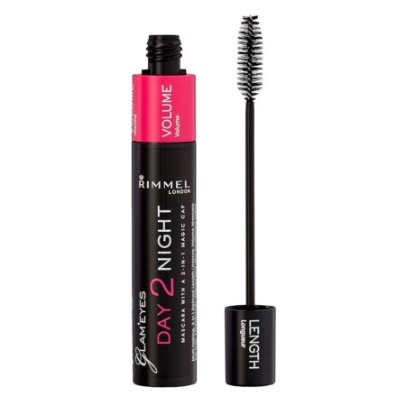 offerta a tempo: rimmel london mascara day 2 night, formula modulabile per lunghezza e volume estremo — 29% da 7,38 € a 5,21 €