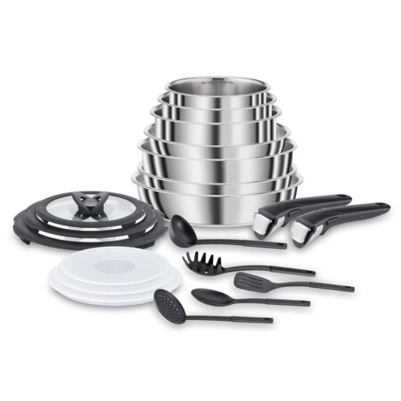 offerta a tempo: lagostina ingenio inox set di pentole e padelle in acciaio inox — 12% da 249,90 € a 219,90 €