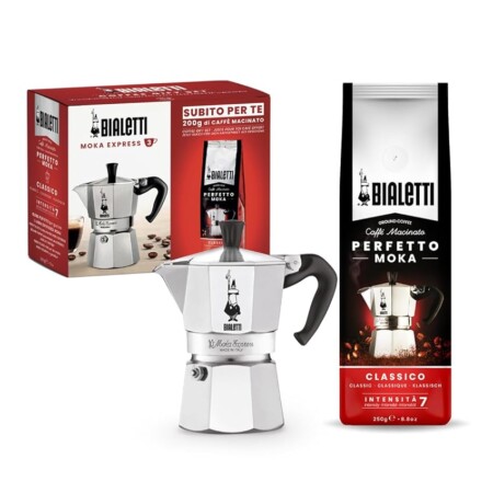 offerta a tempo: bialetti express bundle, alluminio — 19% da 44,90 € a 36,36 €