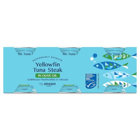 offerta a tempo: tonno pinne gialle allolio doliva 6 lattine x 80gr. — 44% da 7,90 € a 4,40 €