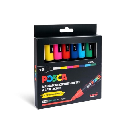 offerta a tempo: posca uniposca set con pennarelli acrilici punta tonda 1.8 — 26% da 31,90 € a 23,52 €