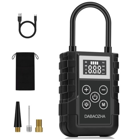 offerta a tempo: compressore daria portatile + accessori — 50% da 26,99 € a 13,49 €