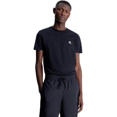 offerta a tempo: calvin klein uomo t shirt maniche corte ck essential slim fit — 36% da 39,90 € a 25,45 €