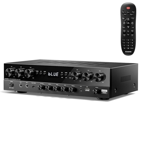 offerta a tempo: donner amplificatore, amplificatore hifi a 6 canali con potenza massima di 1000 w con bluetooth 5.3 — 11% da 179,99 € a 159,99 €