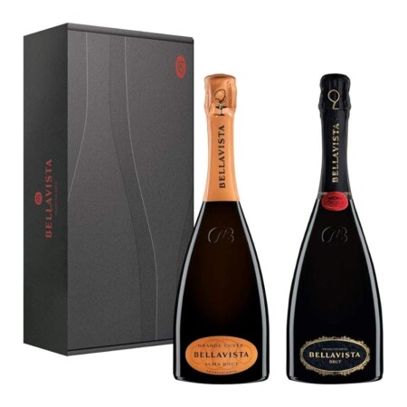 offerta a tempo: bellavista franciacorta brut edition confezione regalo con 1 bottiglia di alma grande — 15% da 68,00 € a 57,80 €