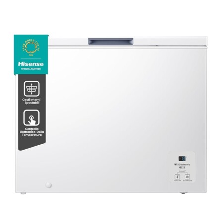 offerta a tempo: hisense mcf248e congelatore orizzontale a pozzetto 248 litri di capacità — 26% da 379,00 € a 279,00 €