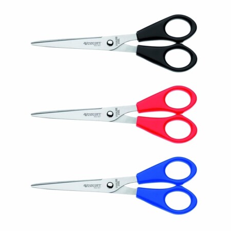 offerta a tempo: westcott e 31031 00 set di forbici da ufficio con 3 pezzi, 15 cm — 15% da 4,99 € a 4,24 €